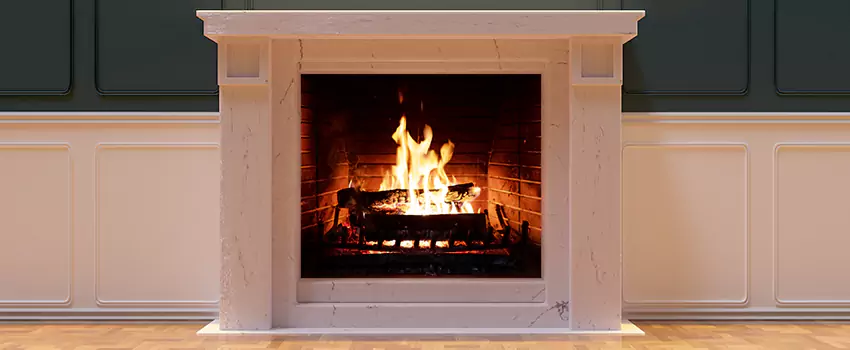 Decorative Electric Fireplace Installation in Parkland, Florida