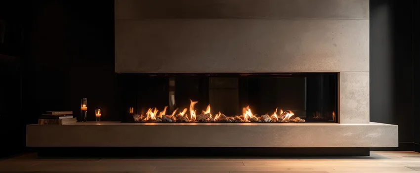 Gas Fireplace Ember Bed Design Services in Parkland, Florida