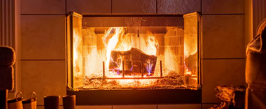 Mendota Hearth Landscape Fireplace Installation in Parkland, Florida