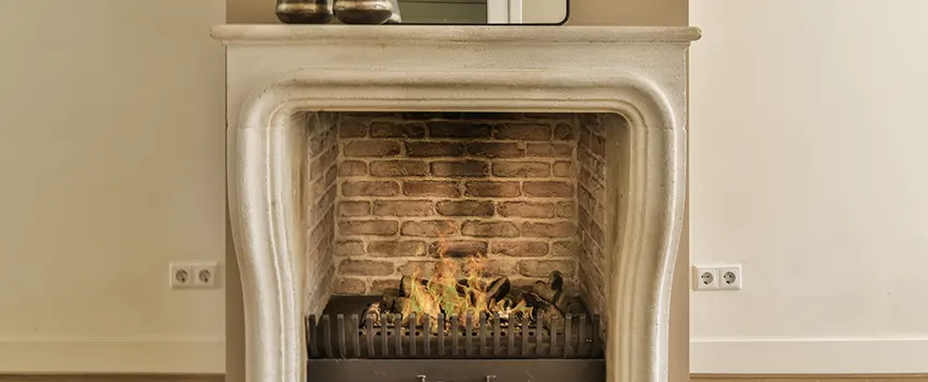 Vintage-style Fireplace Redesign in Parkland, Florida