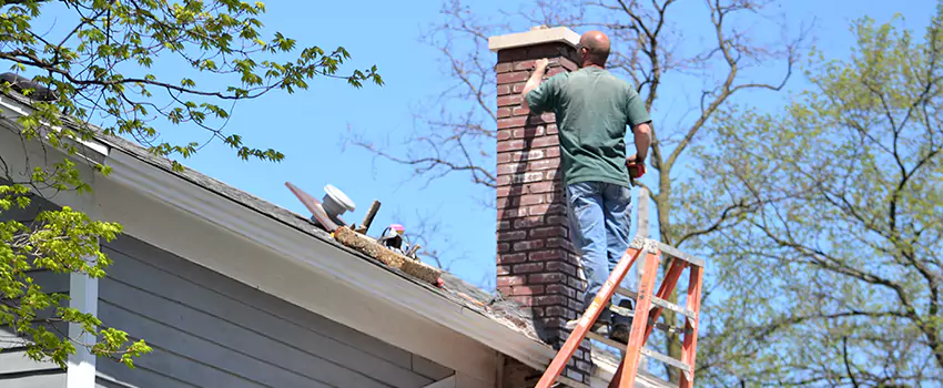 Vinyl and PVC Chimney Flashing Installation in Parkland, FL