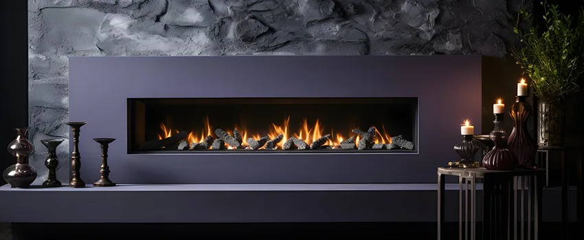 Ember Bed for Ventless Gas Fireplace in Parkland, FL