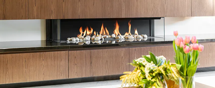 Double-height Fireplace Design Refurbishment in Parkland, Florida